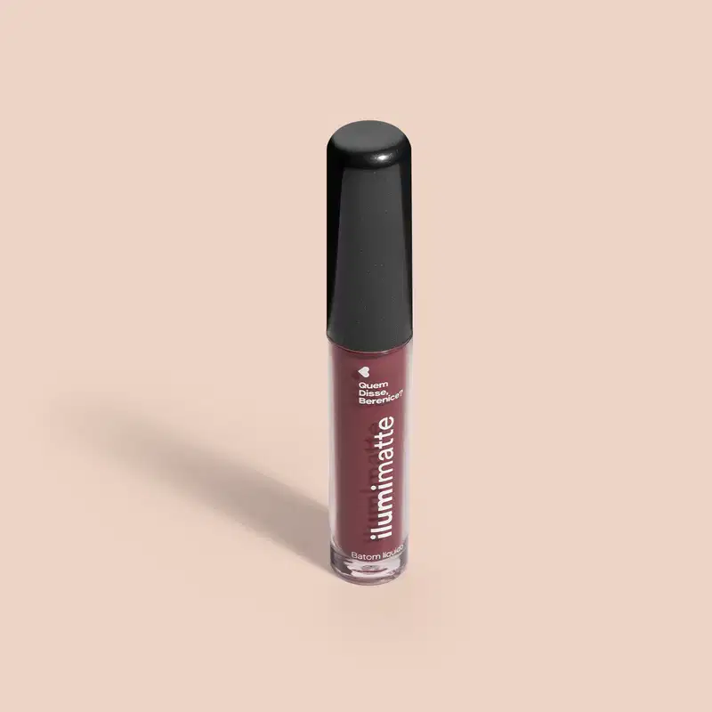 Batom Líquido Rosa Roselumi Ilumimatte 4ml