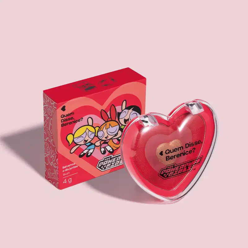 Blush Compacto Salvamos O Dia Juntas QDB As Meninas Super Poderosas 4g