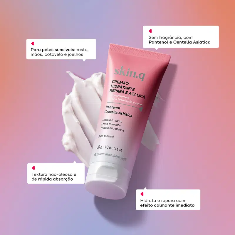 Cremão Hidratante Repara e Acalma Skin.q 30ml