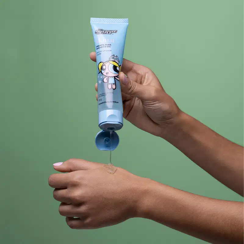 Gel de Limpeza Facial Pronta Pra Salvar o Dia QDB As Meninas Super Poderosas 100g