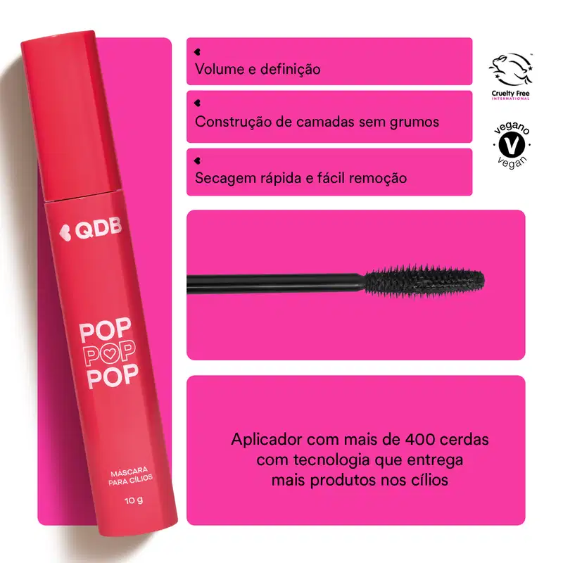 Máscara Para Cílios POP 10g