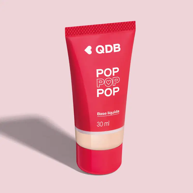 Base Líquida Quem Disse, Berenice? POP Soft Matte 100F, 30ml.