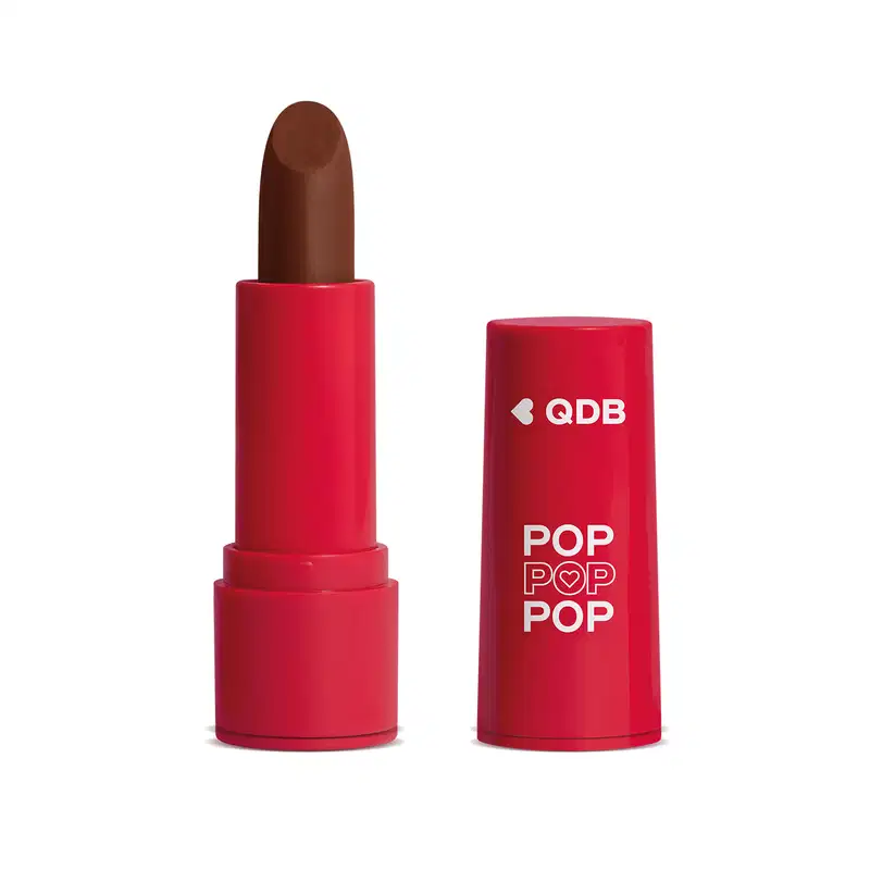 Batom Semi Mate Marrom Glacê POP 3,6g
