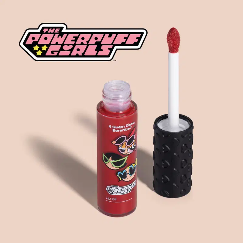 Lip Oil Vermelho Me Sigam Meninas QDB As Meninas Super Poderosas 9,5ml