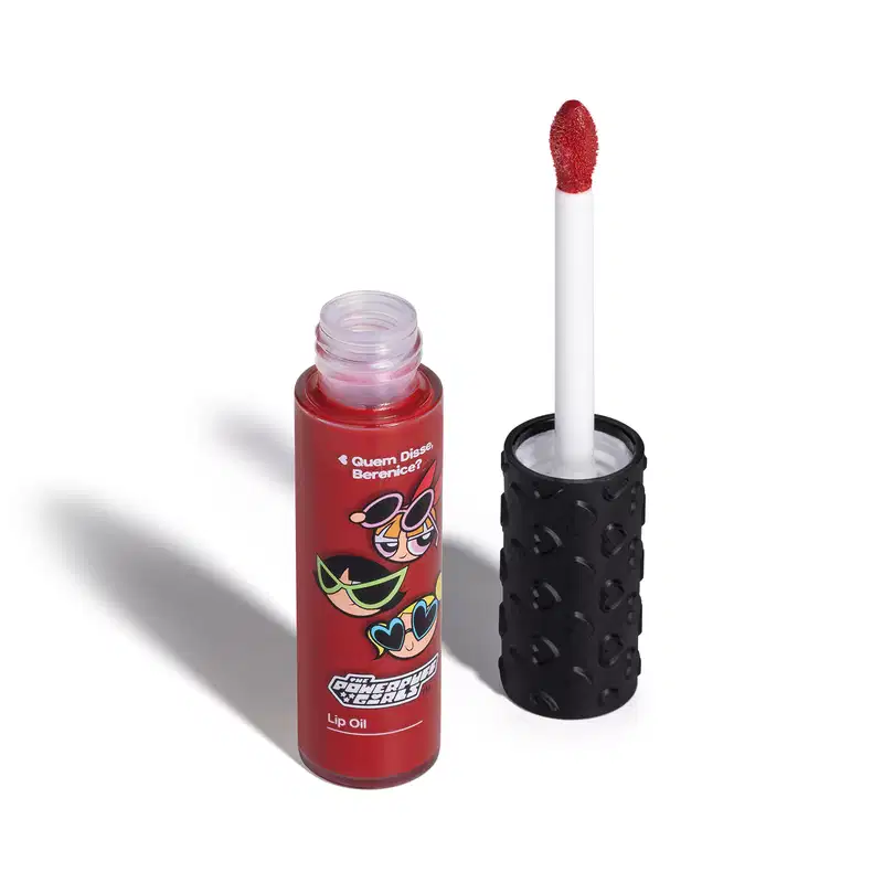 Lip Oil Vermelho Me Sigam Meninas QDB As Meninas Super Poderosas 9,5ml