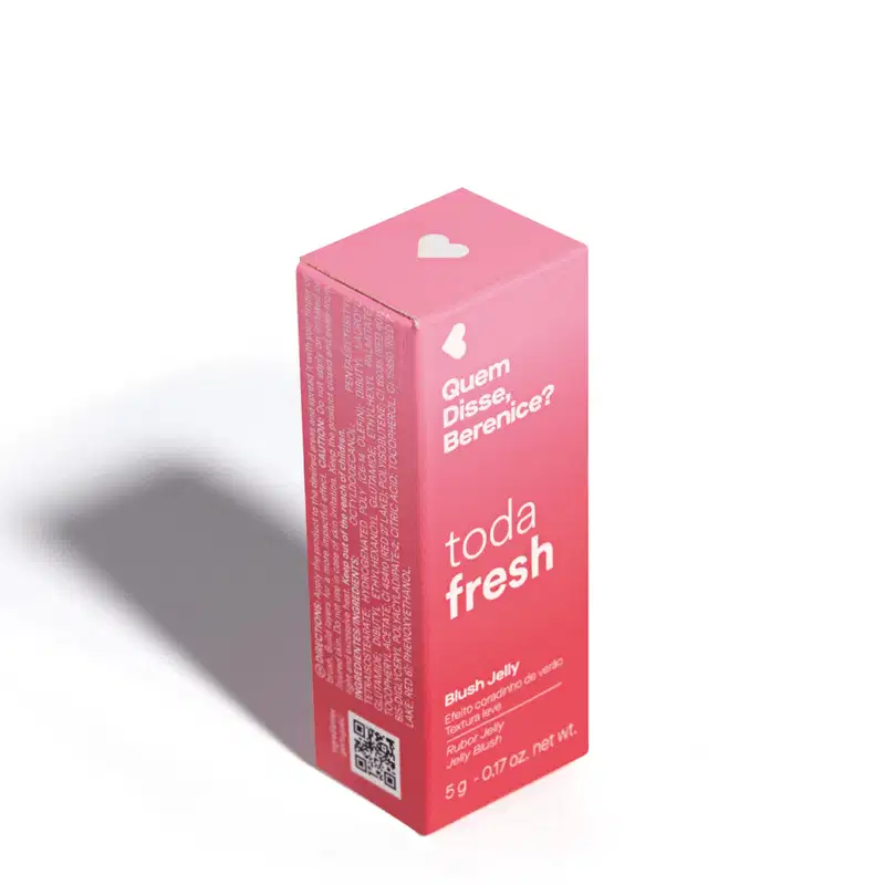 Quem Disse, Berenice? Toda Fresh Jelly Pink - Blush 5g