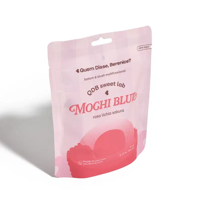 Batom E Blush Multifuncional Rosa Lichia Sakura Mochi Blur 3,5g
