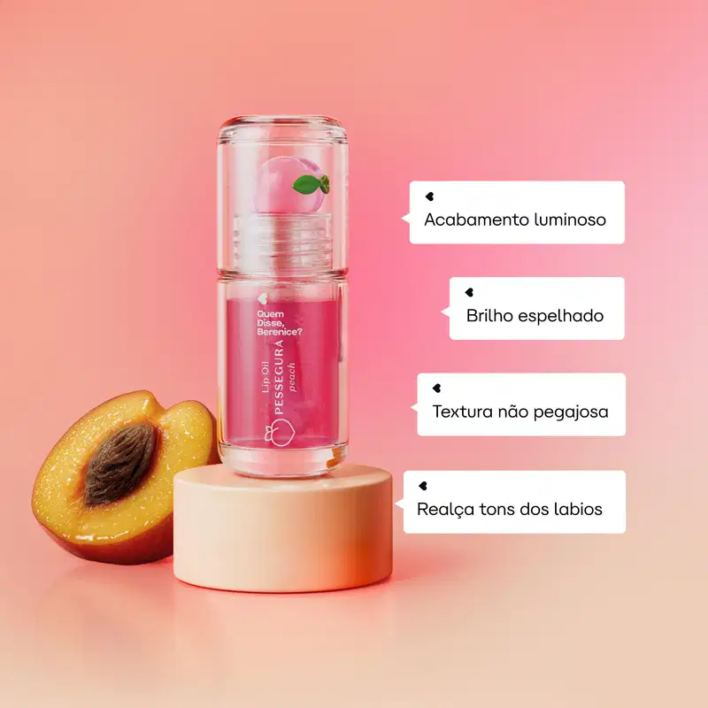 Cuide-se Bem o Boticário Quem Disse, Berenice? Pessegura - Lip Oil  3,5ml