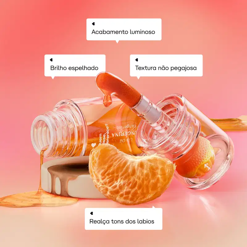Cuide-se Bem o Boticário Quem Disse, Berenice? Tangerina - Lip Oil  3,5ml