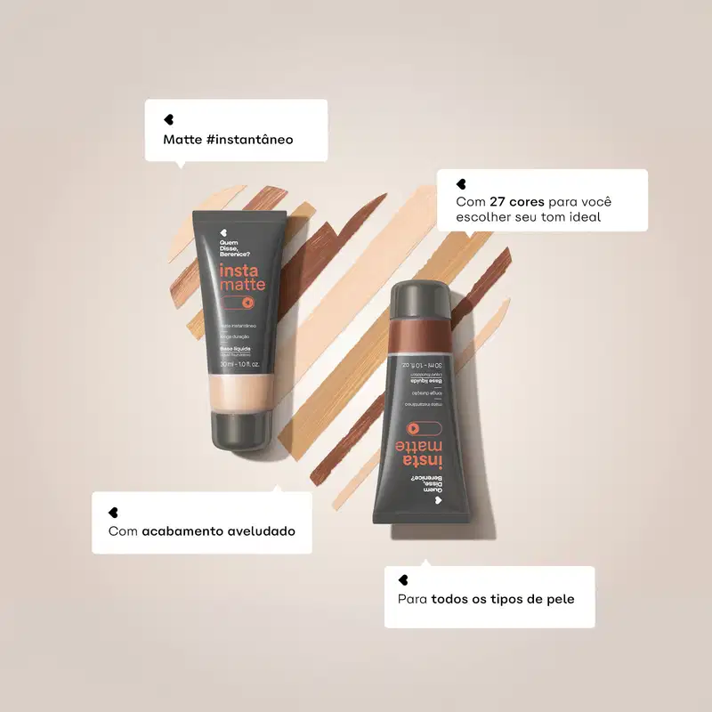 Base Líquida Instamatte Cor 190N 30ml