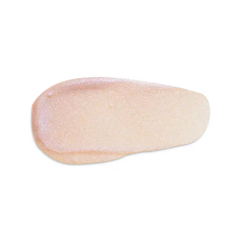 Frasco de iluminador da marca Quem Disse, Berenice? em embalagem rosa clara com texto branco "NAH" e coração. Aplicador de espuma na ponta para aplicação suave do produto.