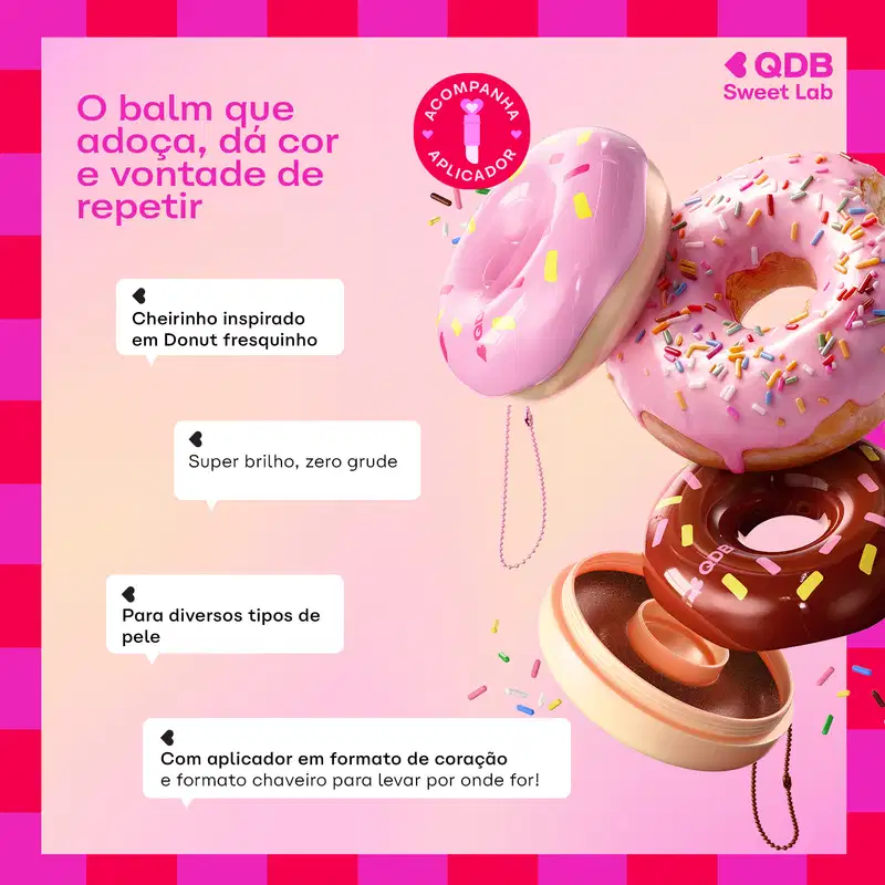 Gloss labial Rosa Strawberry Dreams Bake & Balm 5ml