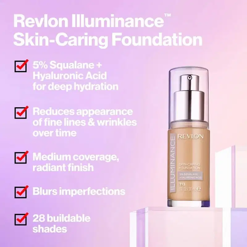 Revlon Illuminance Skin-Caring Base Líquida 301 Cool Beige