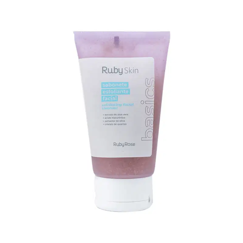Ruby Rose Skin - Sabonete Esfoliante Facial 100ml