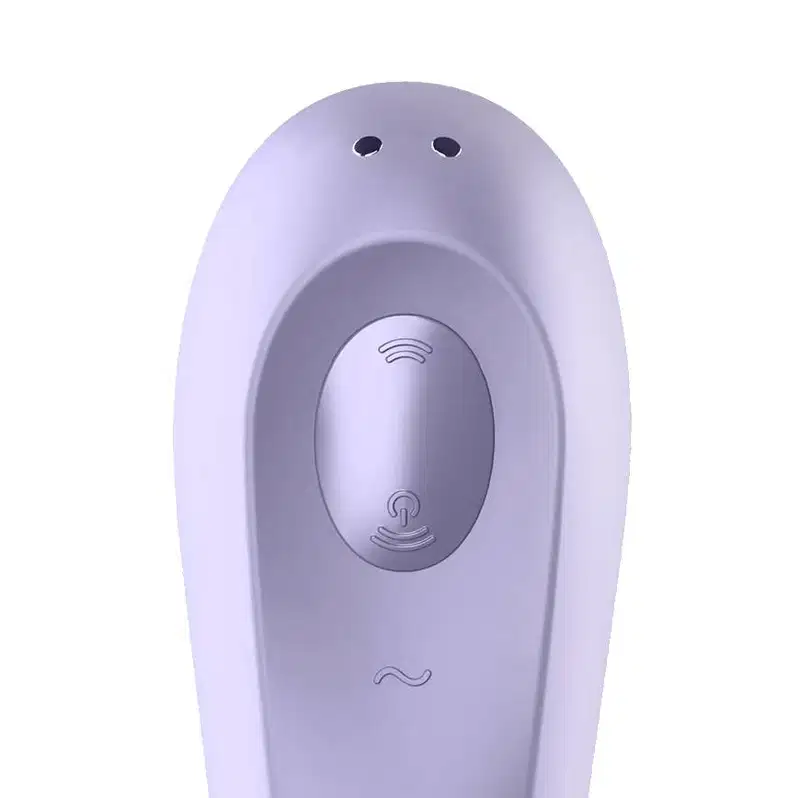 Satisfyer Dual Pleasure Lilás controlado por App via Bluetooth