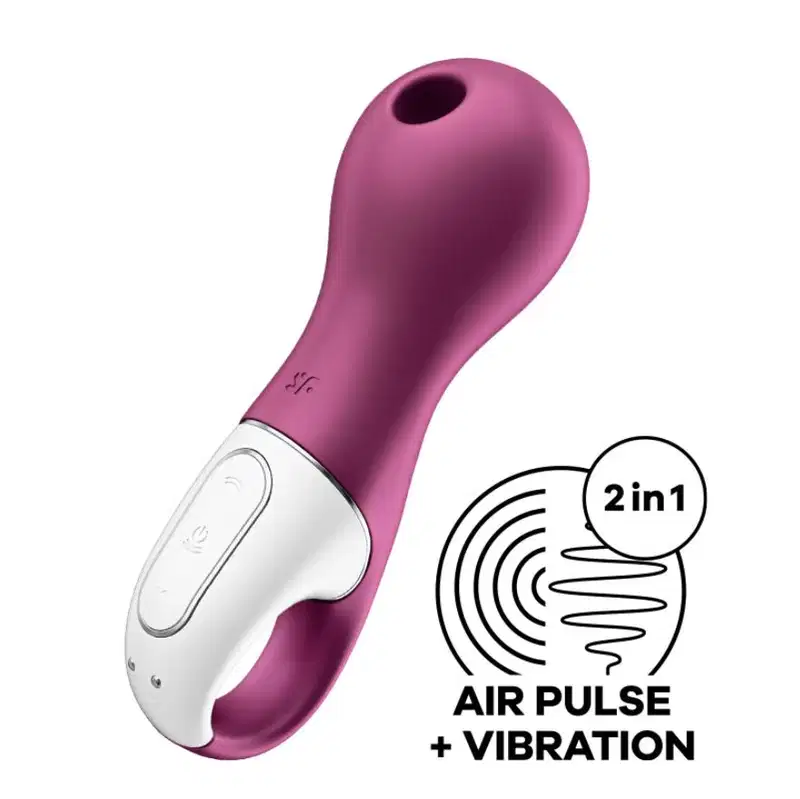 Satisfyer Lucky Libra 10 modos de Vibração 11 modos de Sucção - Estimulação Simultânea Sugador e Vibração
