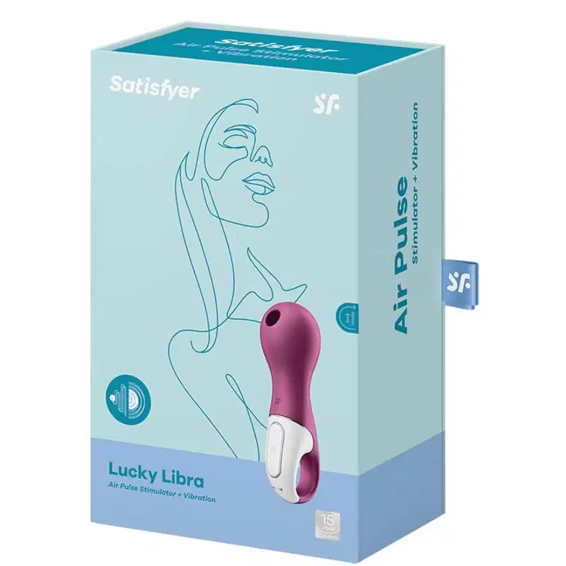 Satisfyer Lucky Libra 10 modos de Vibração 11 modos de Sucção - Estimulação Simultânea Sugador e Vibração