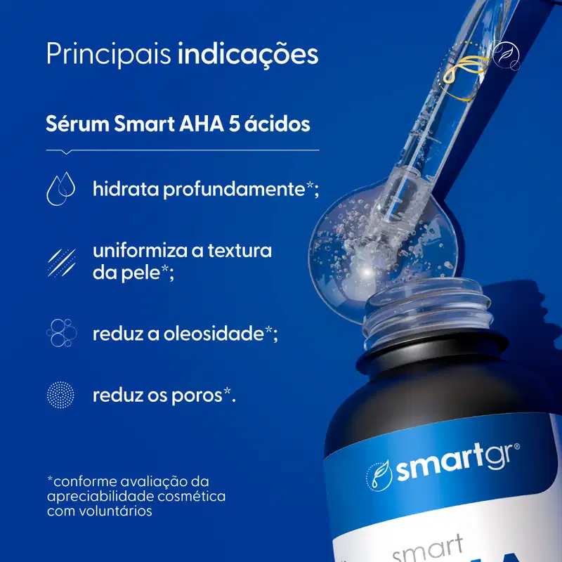 Sérum AHA 5 Ácidos Uniformizador – 30 ml | Smart GR