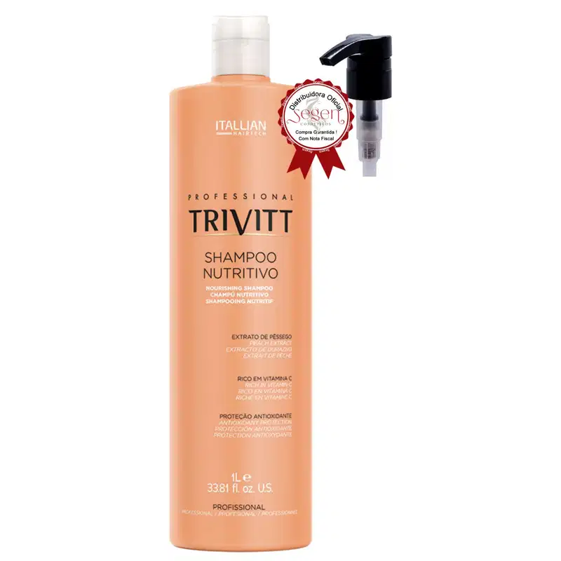 Kit de Nutrição Trivitt - Shampoo1L + Hidratação 1Kg