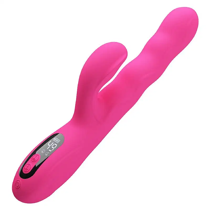 Vibrador de Ponto G e Clitóris Winters Pretty Love com Movimento Ondulações Display LED USB