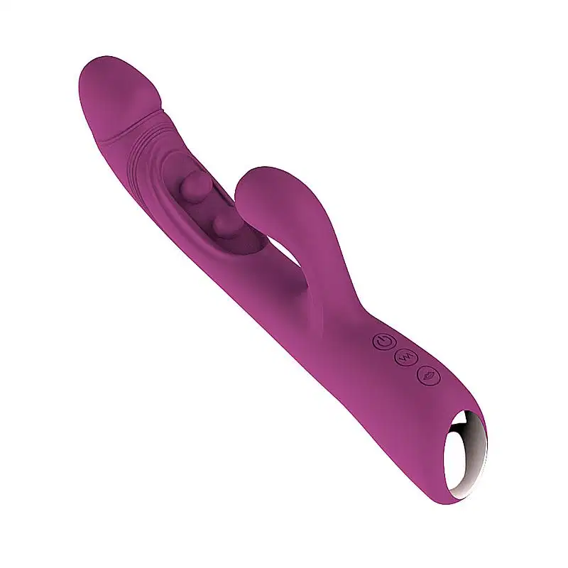 Vibrador de Ponto G e Clitóris Chiara com Efeito Dedilhar Realista Recarregável