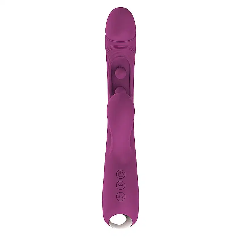 Vibrador de Ponto G e Clitóris Chiara com Efeito Dedilhar Realista Recarregável