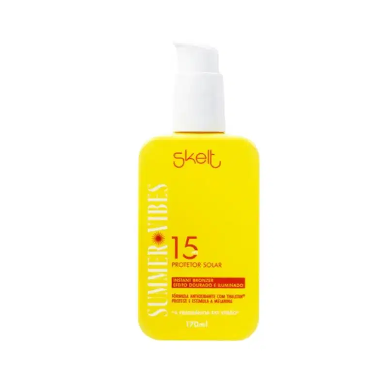 Kit Skelt Summer Vibes - Protetor Solar 15 FPS 170ml + Acelerador 170ml