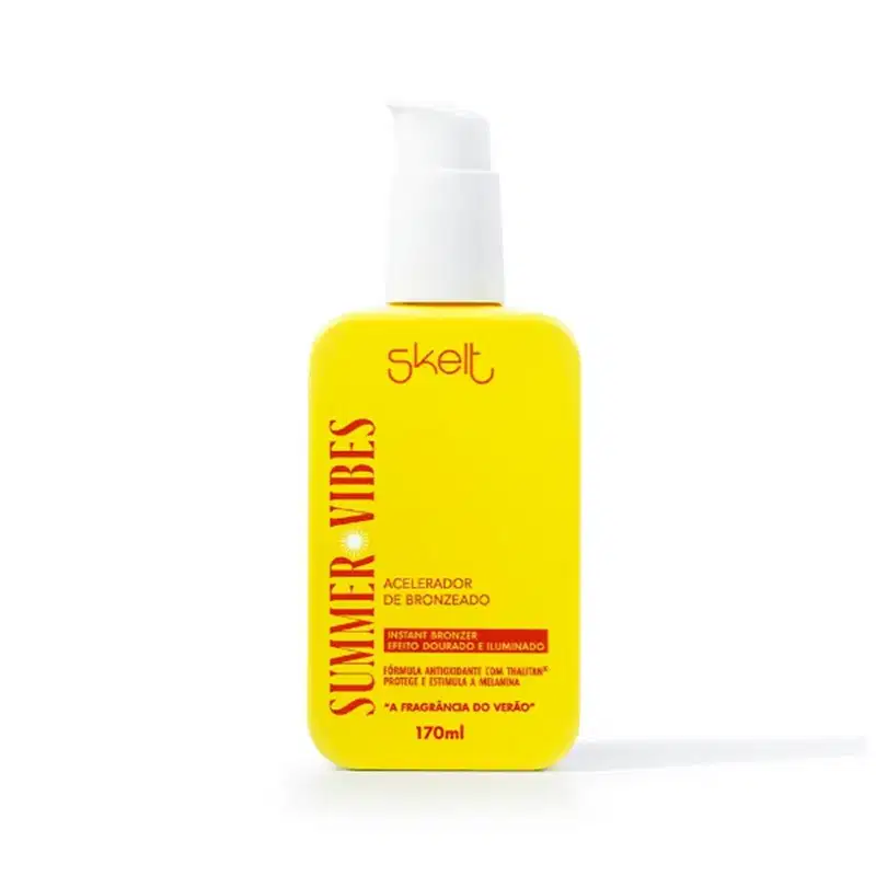Kit Skelt Summer Vibes - Protetor Solar 15 FPS 170ml + Acelerador 170ml