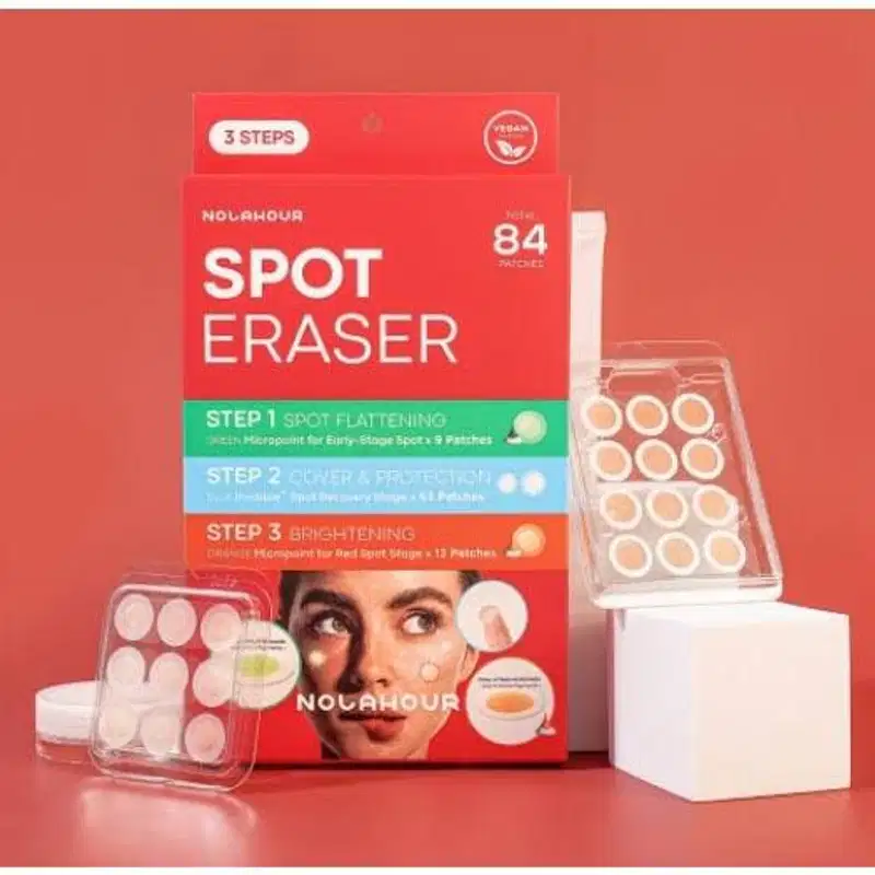 Nolahour - Kit Completo Spot Eraser 3 Passos (green, blue e orange) Adesivos Secativos para Acne