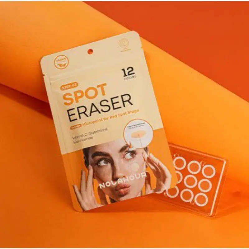 Adesivos Secativos para Acne Nolahour Spot Eraser Orange Step 3, 12 Unidades.