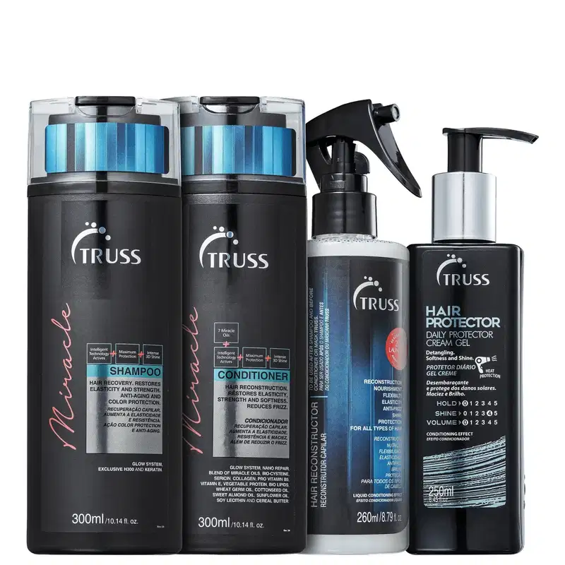 Kit Truss Miracle Obrigatório Protector (4 Produtos)