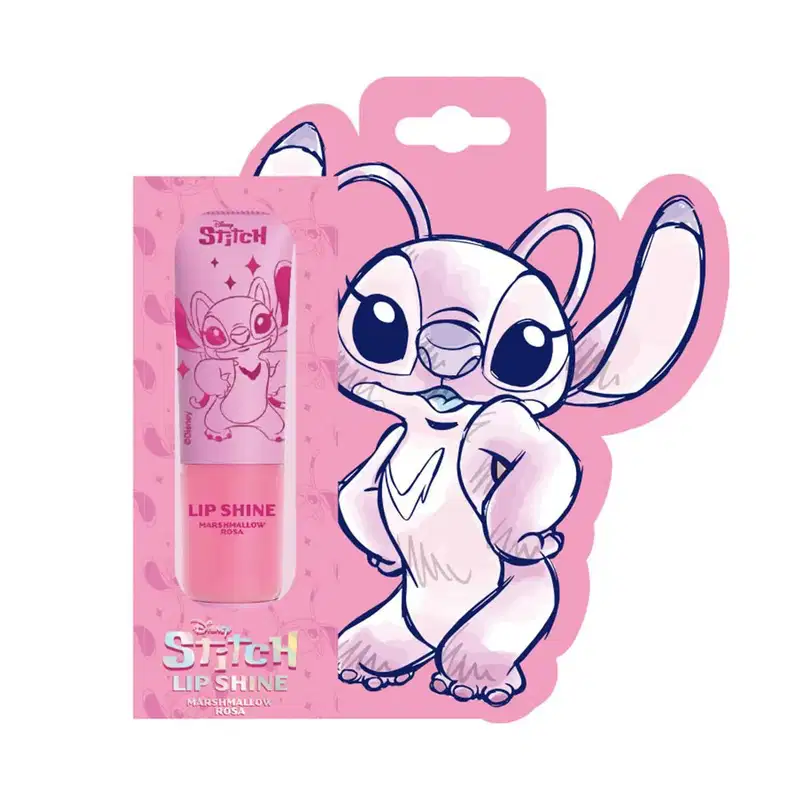 Lip Shine Angel Marshmallow Rosa - Stitch Disney 8ml