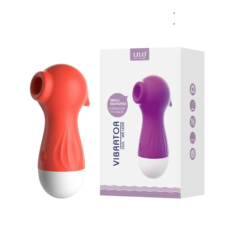 Sugador de Clitóris Sexy Import Lilo Vermelho, 1 produto.