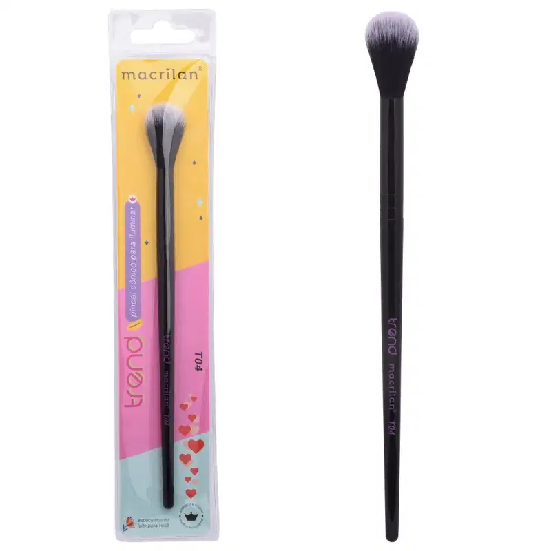 Pincel Conico Para Iluminar Macrilan Coleção Trend - T04