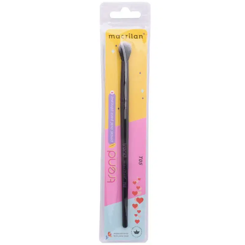 Pincel Oval Para Concavo Coleção Trend Macrilan - T05