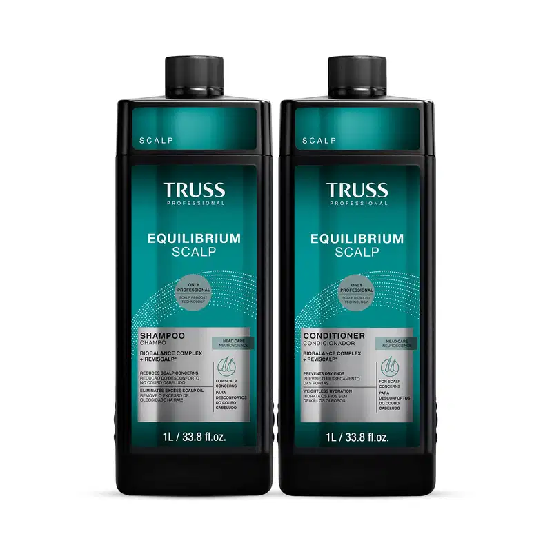 Combo Truss Equilibrium Scalp: Shampoo 1L + Condicionador 1L