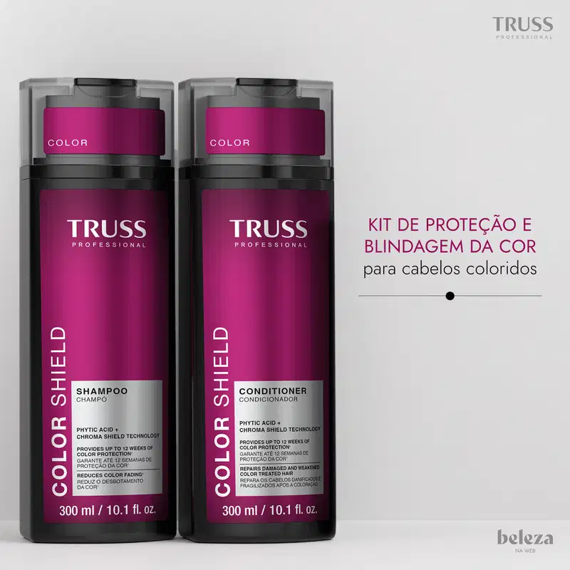 Kit TRUSS Color Shield - Shampoo 300ml + Condicionador 300ml