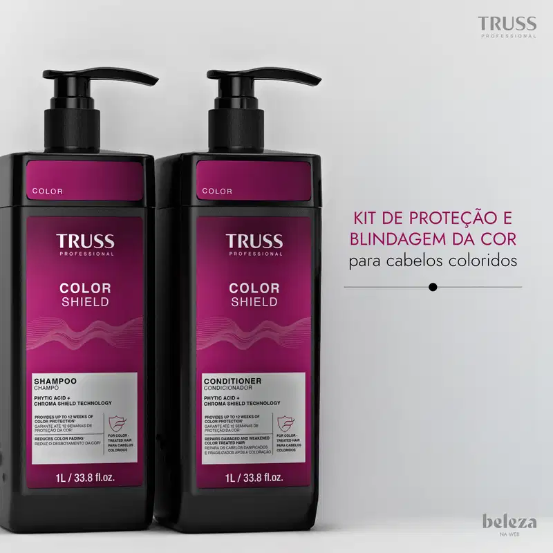 Kit TRUSS Color Shield - Shampoo 1L + Condicionador 1L