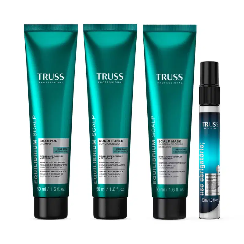 Combo Equilibrium Scalp e Uso Obrigatório Mini (4 Itens)
