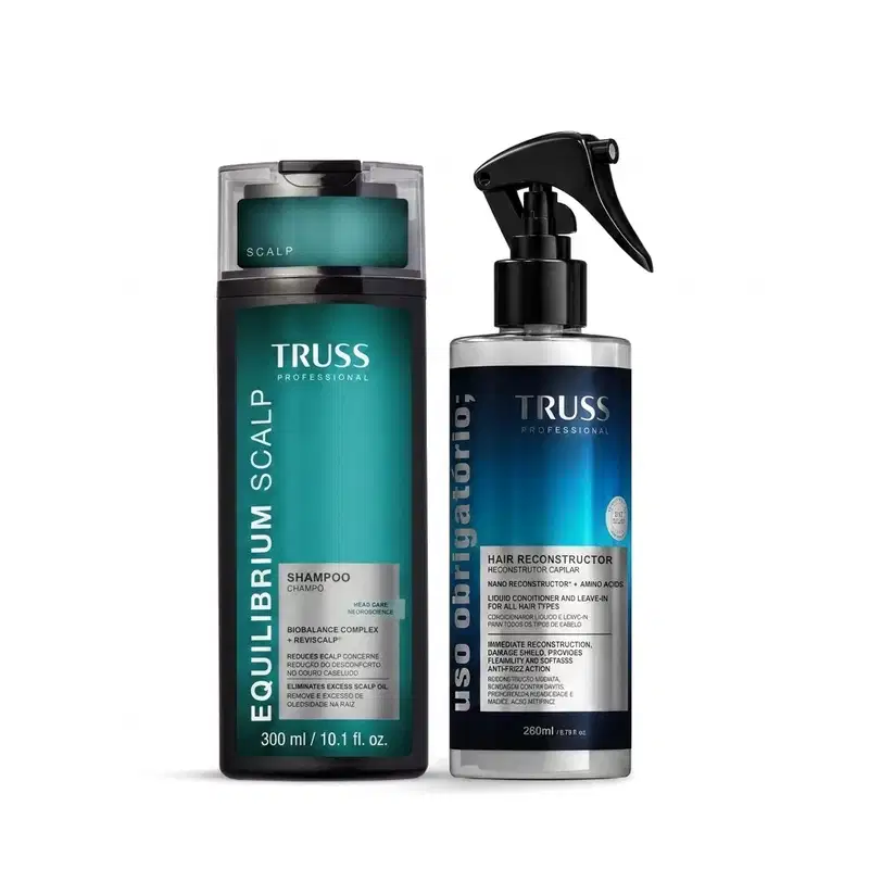 Combo Shampoo Equilibrium Scalp 300ml + Spray Uso Obrigatório 260ml