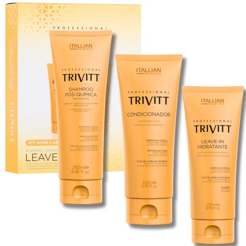 KIT HOME CARE LEAVE-IN HIDRATAÇÃO INTENSIVA E POWER OIL