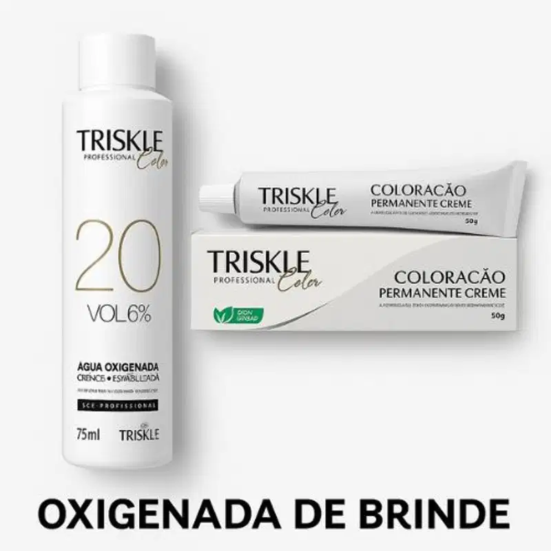 TRISKLE TINTA PROFISSIONAL COLOR COR:7.3 - LOURO MÉDIO DOURADO