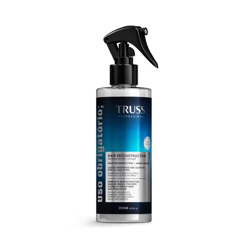 Kit Truss Curly - Shampoo 300ml + Condicionador 300ml + Uso Obrigatório 260ml + Hair Protector 250ml
