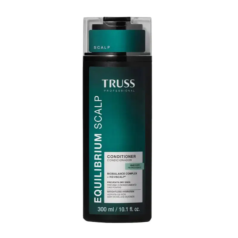 Kit Truss Equilibrium Scalp - Shampoo 300ml + Condicionador 300ml + Máscara 150g + Night SPA 250ml