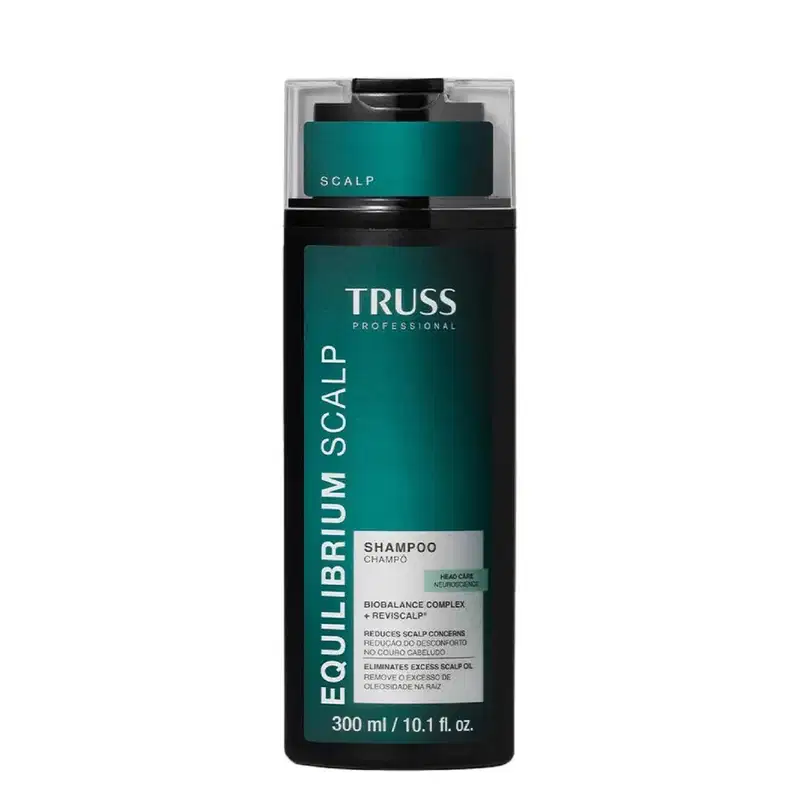 Kit Truss Equilibrium Scalp - Shampoo 300ml + Condicionador 300ml + Máscara 150g + Night SPA 250ml