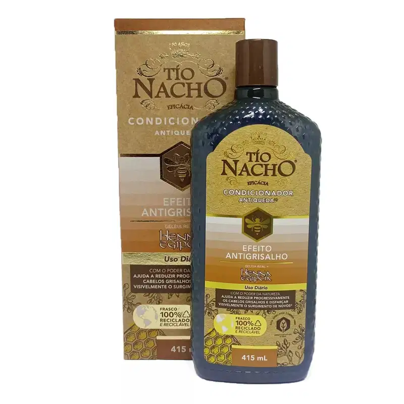 Tio Nacho Efeito Antigrisalho Kit Shampoo&Condicionador415ml