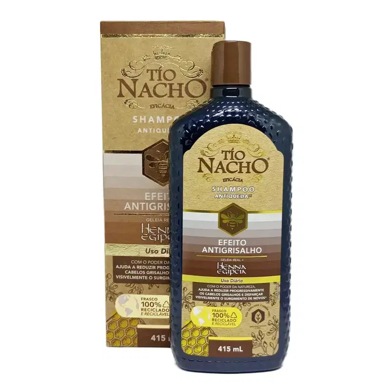 Tio Nacho Efeito Antigrisalho Kit Shampoo&Condicionador415ml
