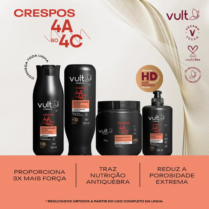 Combo Cuidados Diários Crespos (5 itens)