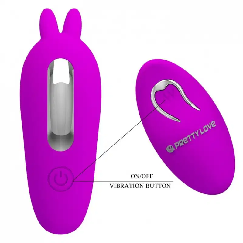 Josephine Vibrador p/ Ponto G e Estimulador de Clitóris com Controle Remoto - Pretty Love