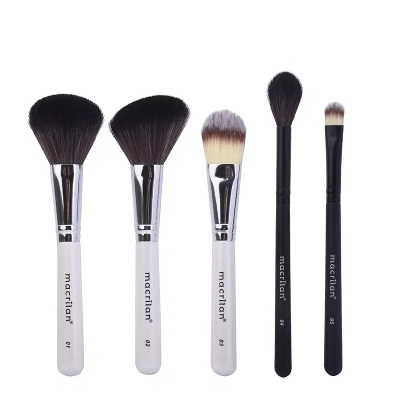 Kit 5 Pincel Profissional para Face Macrilan - WB801